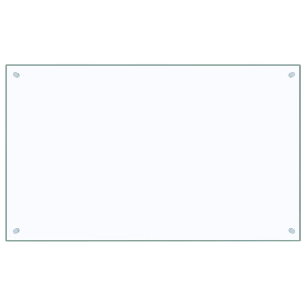 Küchenrückwand Transparent 100×60 cm Hartglas