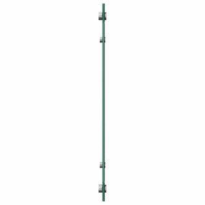 Küchenrückwand Schwarz 90x60 cm Hartglas