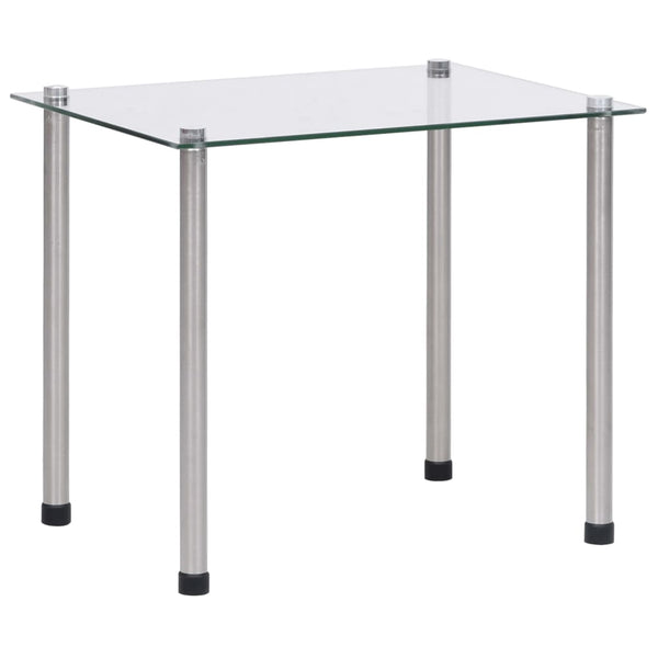 Satztische 3-tlg. Transparent Hartglas