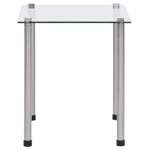 Satztische 3-tlg. Transparent Hartglas