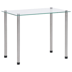Satztische 3-tlg. Transparent Hartglas
