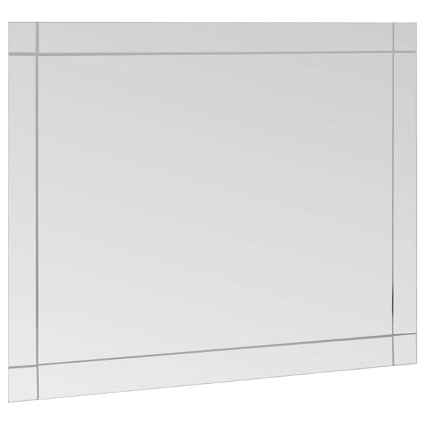 vidaXL Miroir mural 80x60 cm Verre