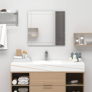 vidaXL Miroir mural 80x60 cm Verre