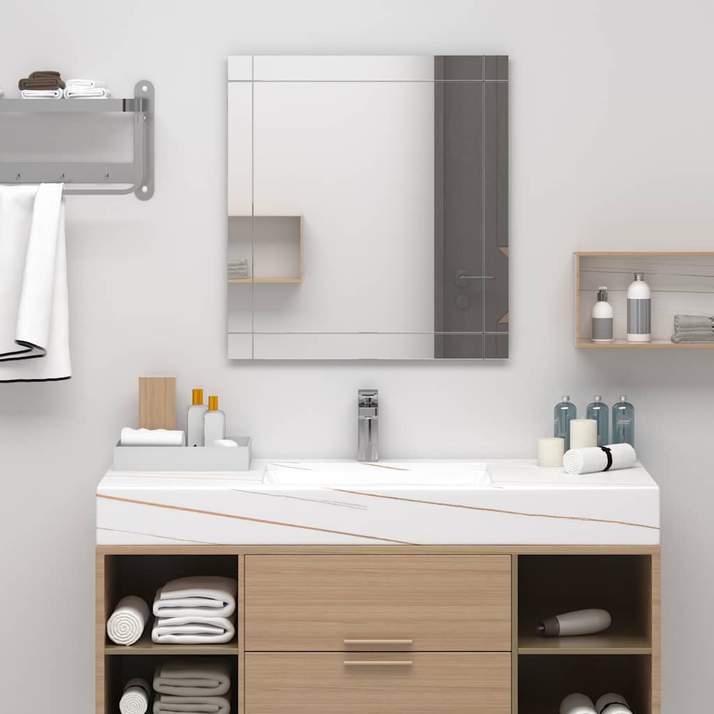 vidaXL Miroir mural 100x60 cm Verre