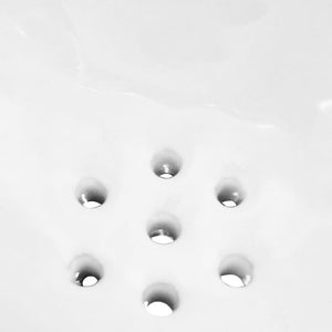 Wandurinal mit Spülventil Keramik Weiß