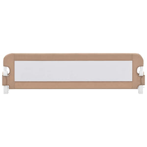 Kleinkind-Bettschutzgitter Taupe 150x42 cm Polyester