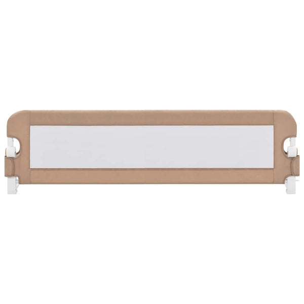 Kleinkind-Bettschutzgitter Taupe 150x42 cm Polyester