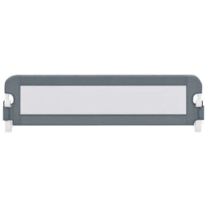 Kleinkind-Bettschutzgitter Grau 150x42 cm Polyester