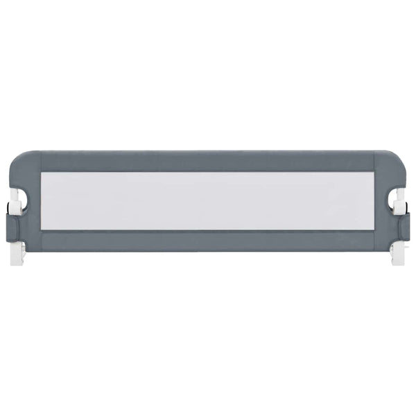 Kleinkind-Bettschutzgitter Grau 150x42 cm Polyester