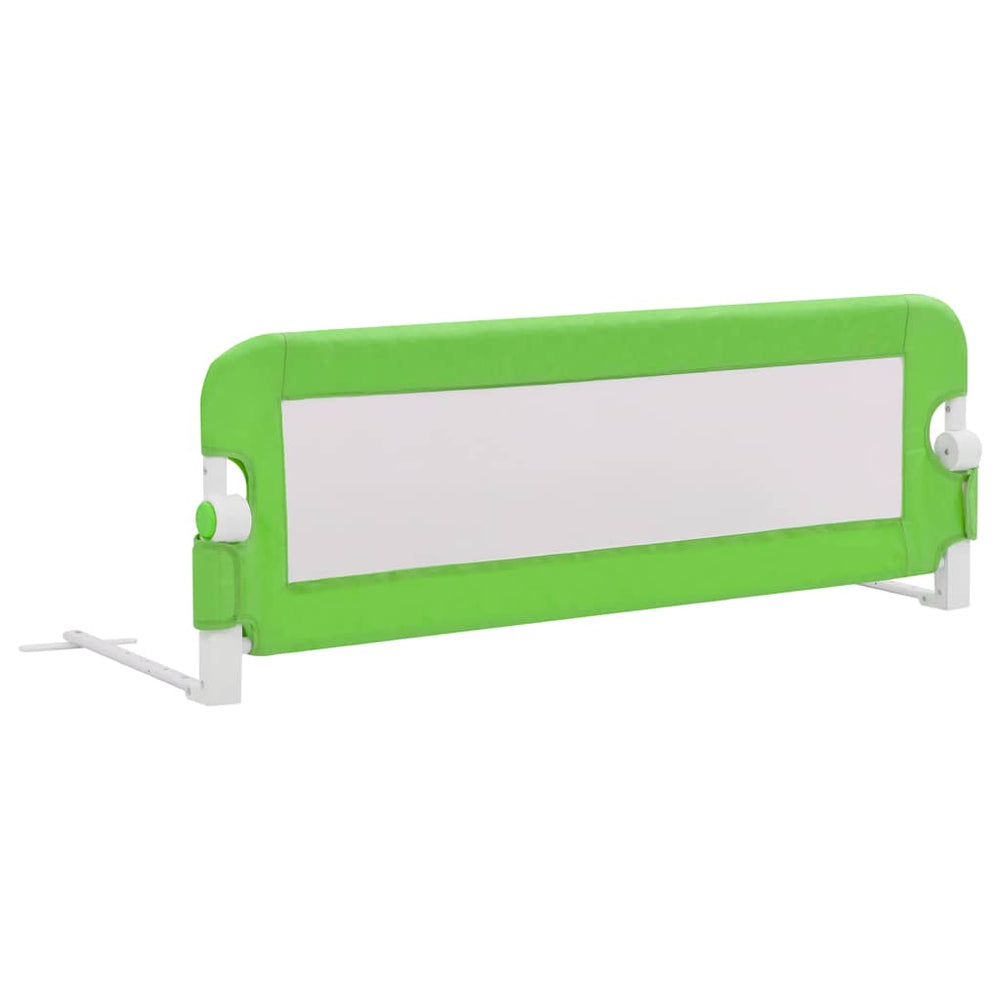 vidaXL Barrière de lit enfant Vert 120x42 cm Polyester