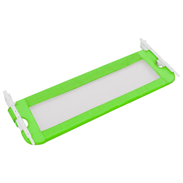 vidaXL Barrière de lit enfant Vert 120x42 cm Polyester