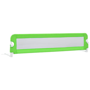 vidaXL Barrière de lit enfant vert 180x42 cm polyester