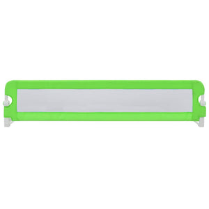 vidaXL Barrière de lit enfant vert 180x42 cm polyester