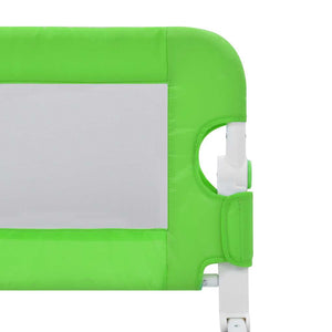 vidaXL Barrière de lit enfant vert 180x42 cm polyester