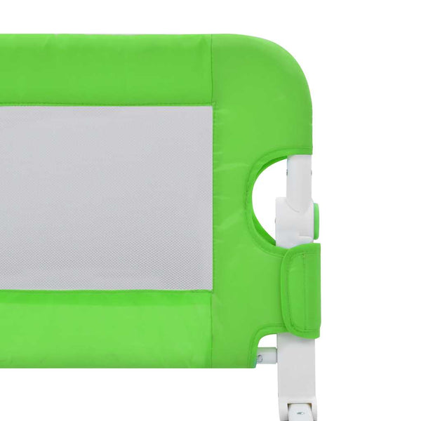 vidaXL Barrière de lit enfant vert 180x42 cm polyester