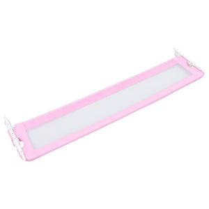 vidaXL Barrière de lit enfant Rose 180x42 cm Polyester