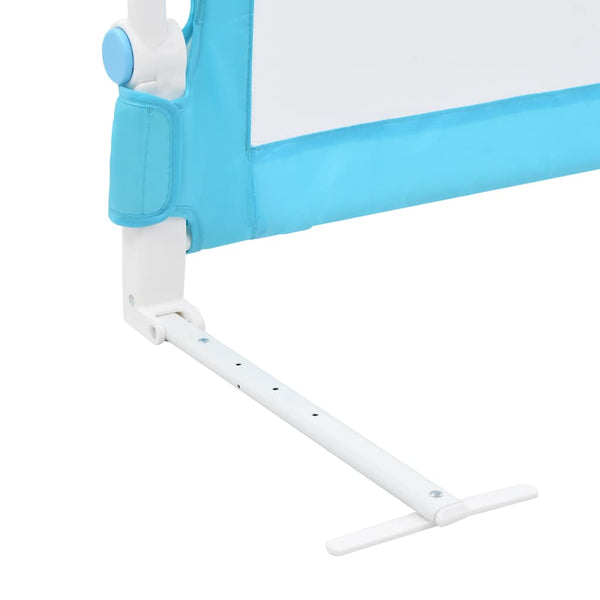 vidaXL Barrière de lit enfant Bleu 120x42 cm Polyester