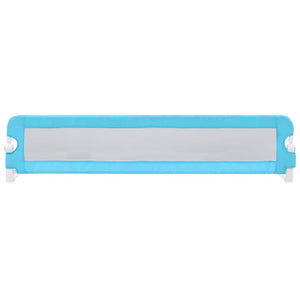vidaXL Barrière de lit enfant bleu 180x42 cm polyester