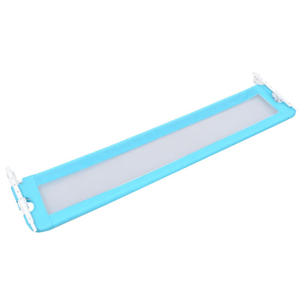 vidaXL Barrière de lit enfant bleu 180x42 cm polyester