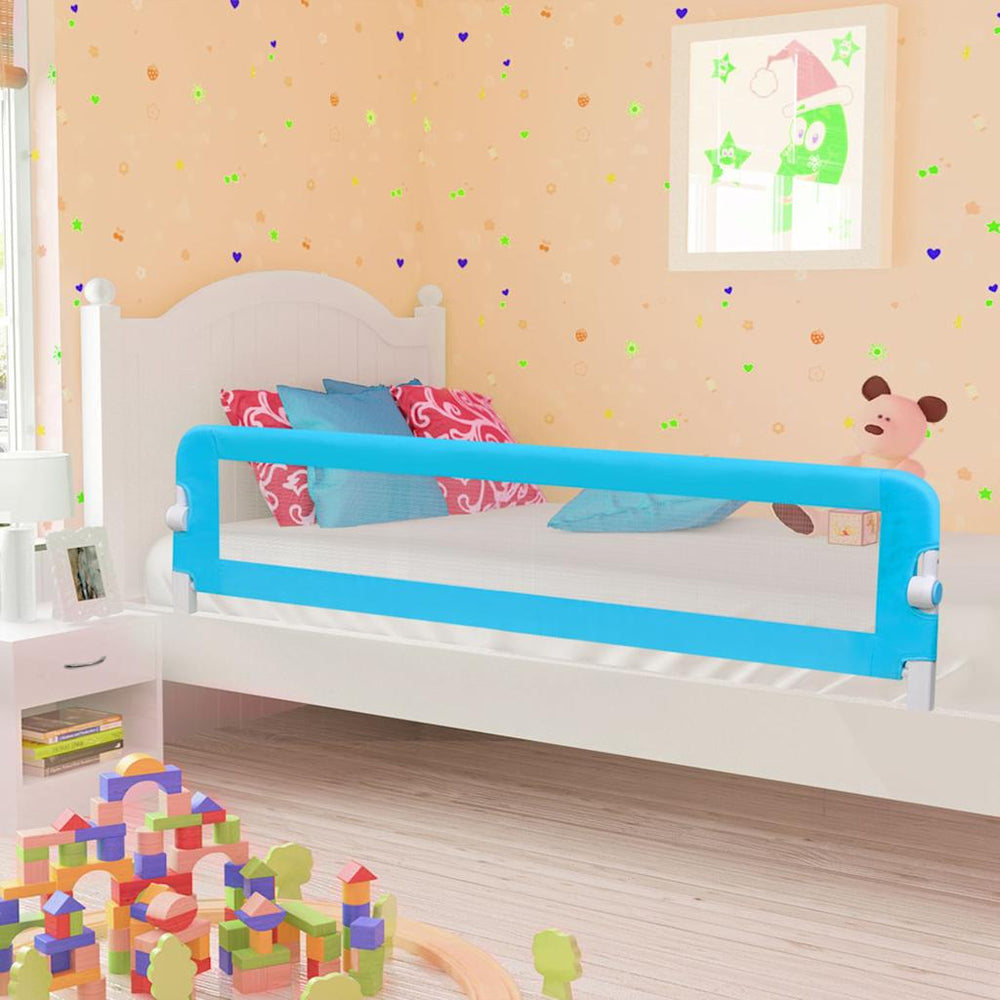 Blaues Bettschutzgitter für Kleinkinder 180 cm