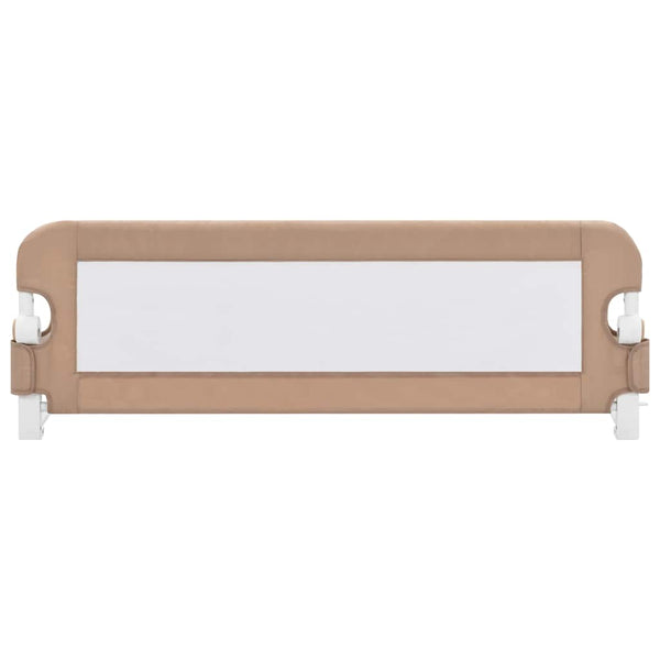 Kleinkind-Bettschutzgitter Taupe 120x42 cm Polyester