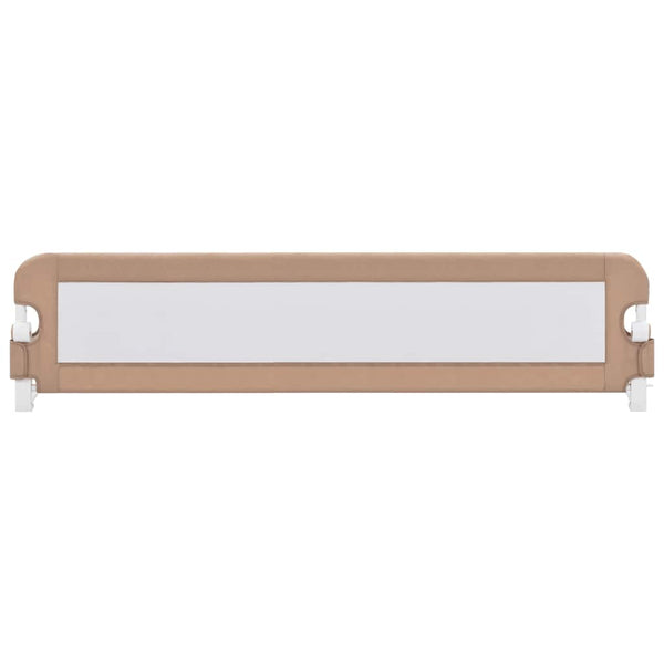 Kleinkind-Bettschutzgitter Taupe 180x42 cm Polyester