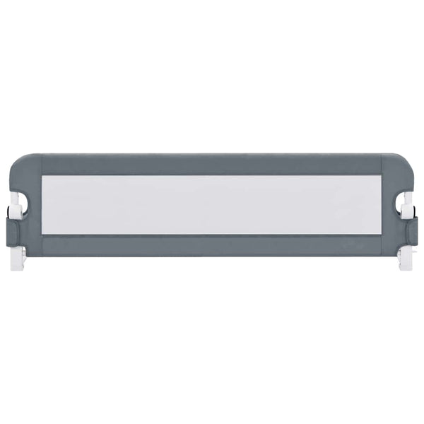 Kleinkind-Bettschutzgitter Grau 120x42 cm Polyester