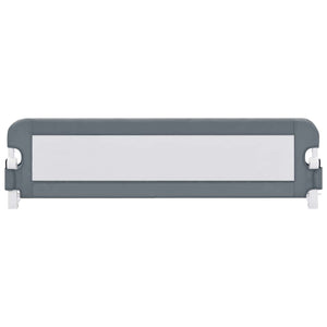 Kleinkind-Bettschutzgitter Grau 120x42 cm Polyester