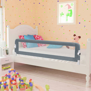 Graues Kleinkind-Bettschutzgitter 120 cm