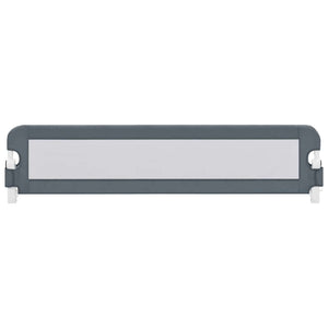 Kleinkind-Bettschutzgitter Grau 180x42 cm Polyester