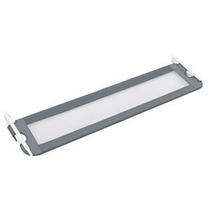 vidaXL Barrière de lit enfant Gris 180x42 cm Polyester