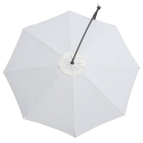 vidaXL Parasol déporté blanc