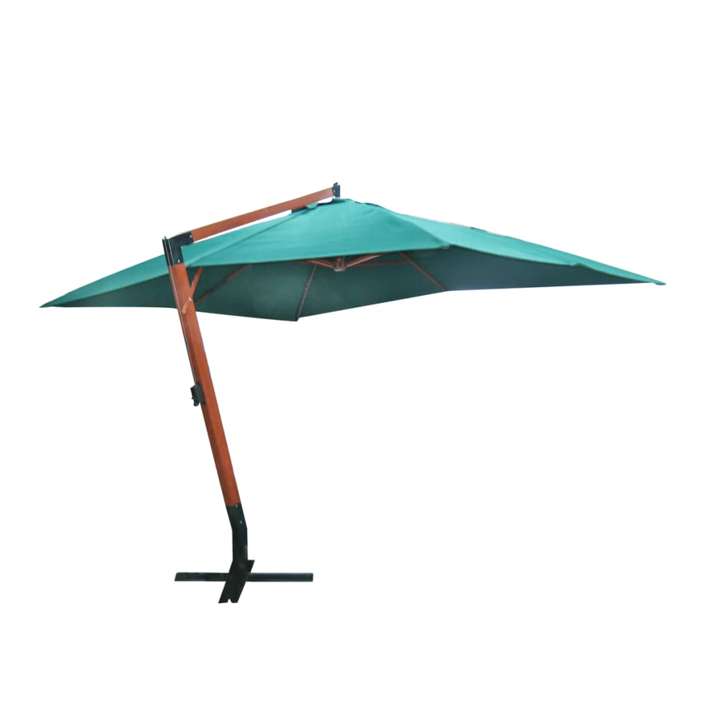 Grüner Ampelschirm Melia 300x400 cm
