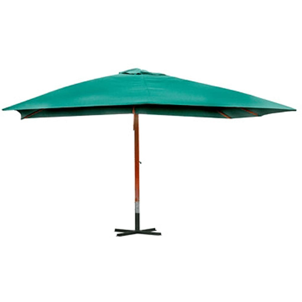 Grüner Ampelschirm Melia 300x400 cm
