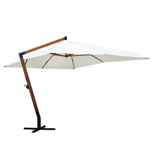 Weißer Sonnenschirm 300x400 cm