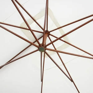 Weißer Sonnenschirm 300x400 cm