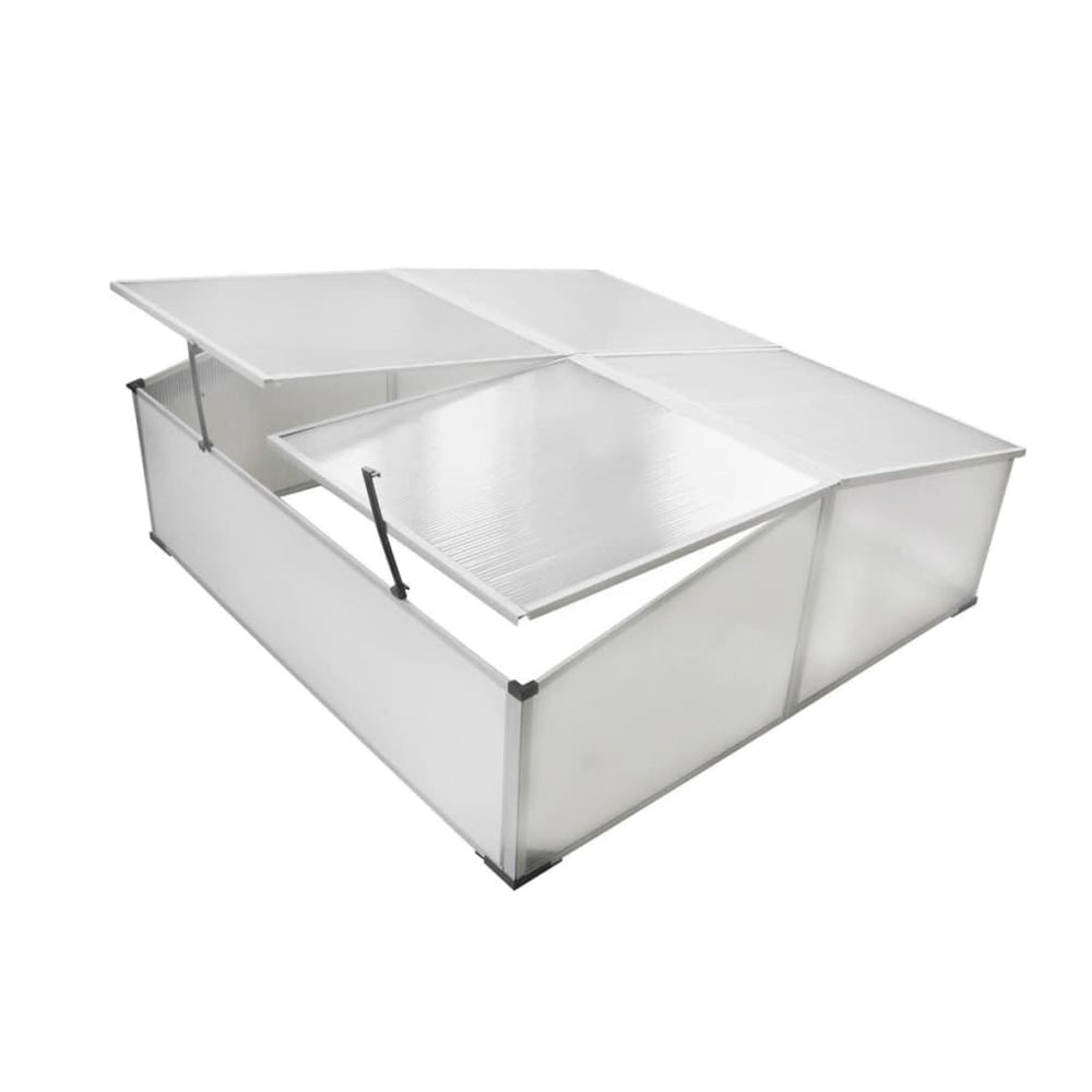 Frühbeet mit 4 Deckeln