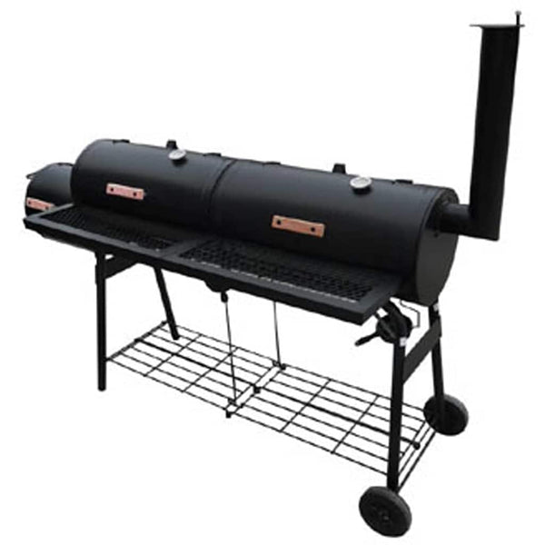 Barbecue Smoker Grill Nevada XL Schwarz