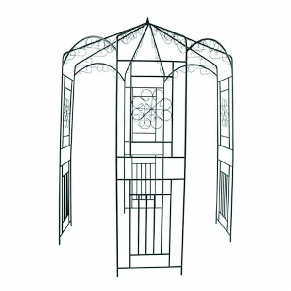 Rosenpavillon Dunkelgrün 250 cm