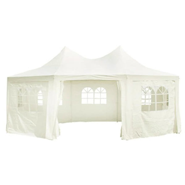 Gartenzelt Dach Creme 6x4,5m