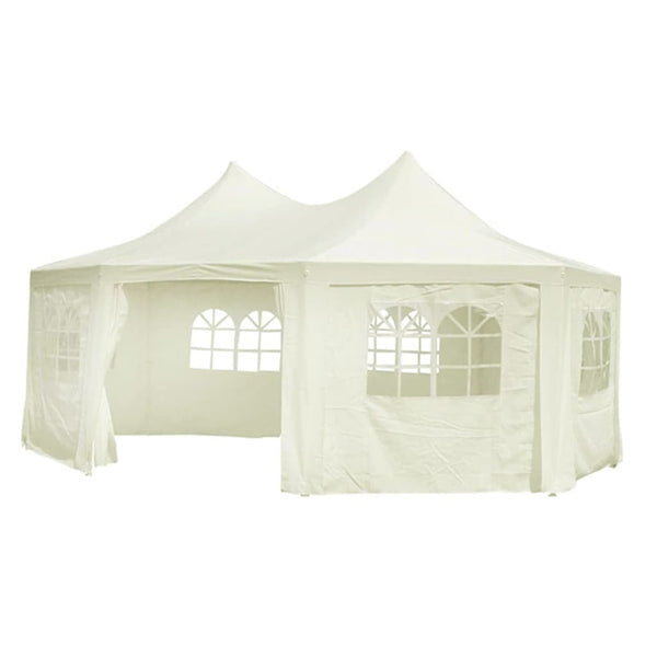 Gartenzelt Dach Creme 6x4,5m