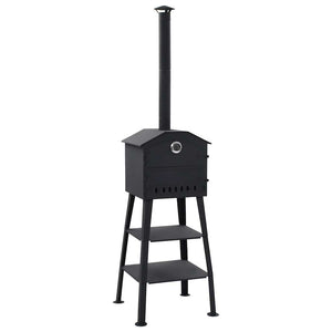 Outdoor Pizzaofen Holzkohle mit 2 Schamottesteinen