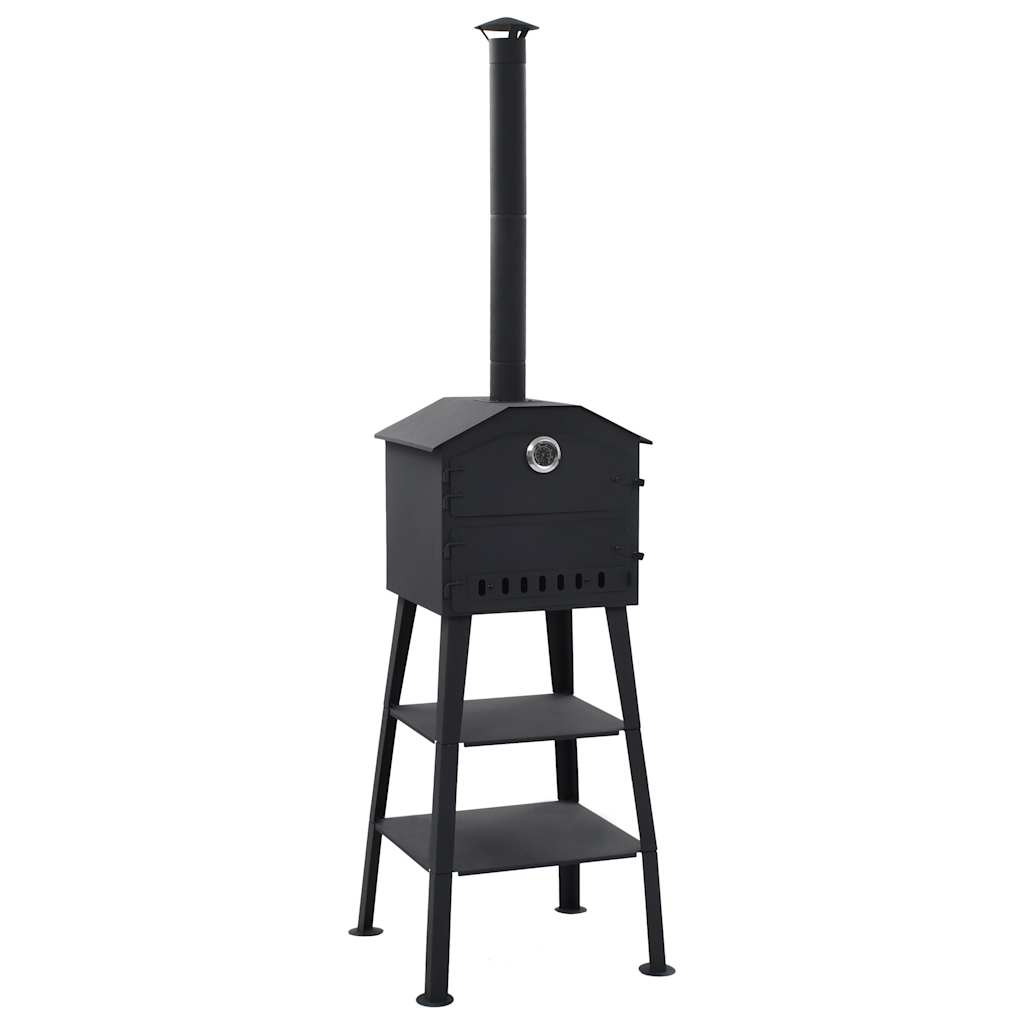Outdoor Pizzaofen Holzkohle mit 2 Schamottesteinen