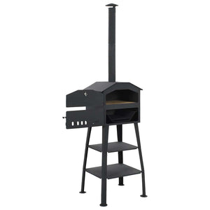 Outdoor Pizzaofen Holzkohle mit 2 Schamottesteinen