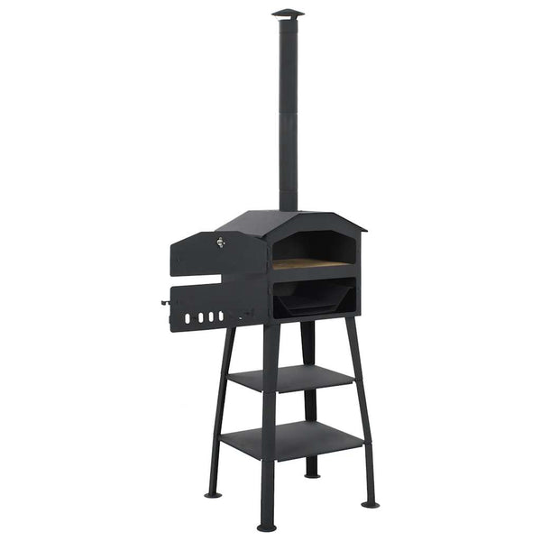 Outdoor Pizzaofen Holzkohle mit 2 Schamottesteinen