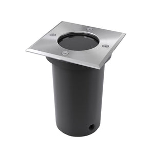 Quadratische Outdoor Bodenleuchten, 3er Set