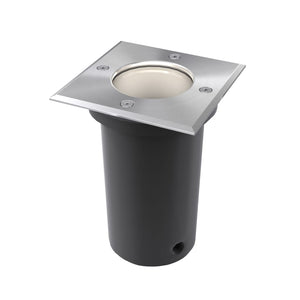 Quadratische Outdoor Bodenleuchten, 3er Set