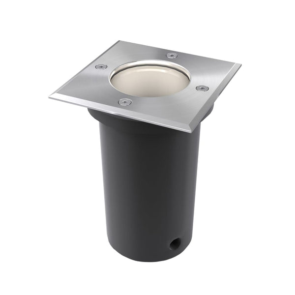 Quadratische Outdoor Bodenleuchten, 3er Set