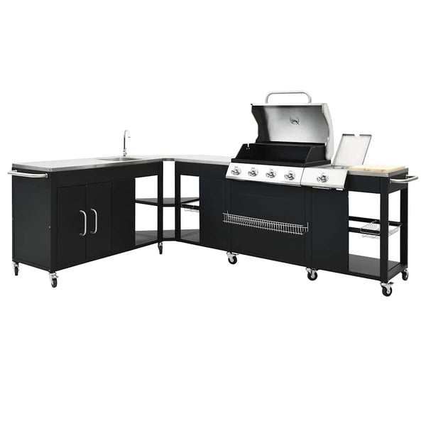 Gasgrill-Set 4+1 HOEK DE & AT Modell