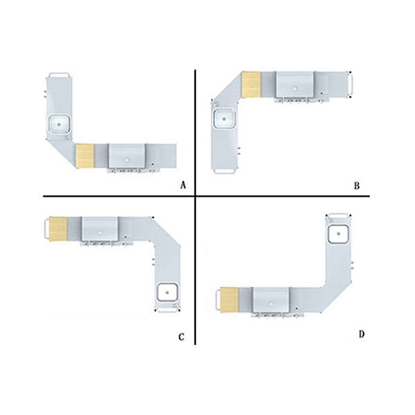 Gasgrill-Set 4+1 HOEK DE & AT Modell